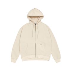 METAL FULLZIP HOODIE / LATTE