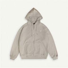 GW FULLZIP HOODIE / LATTE