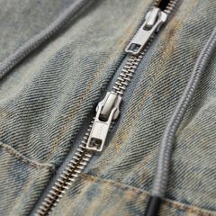 TRASH FULLZIP HOODIE V.2 / LIMESTONE