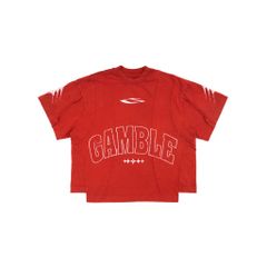 STITCHED TEE/ BLOOD