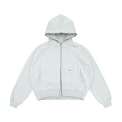 METAL FULLZIP HOODIE / GREY