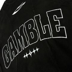 STITCHED TEE/ CHARCOAL