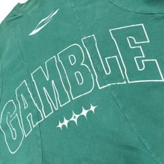 STITCHED TEE/ MOSS