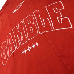 STITCHED TEE/ BLOOD