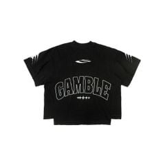 STITCHED TEE/ CHARCOAL