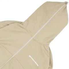 LOGO BOXY FULLZIP HOODIE / CAMEL