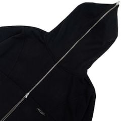 METAL FULLZIP HOODIE / BLACK