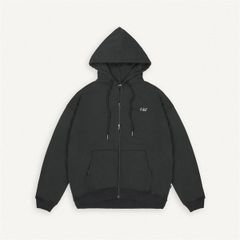 METAL FULLZIP HOODIE / VINTAGE BLACK