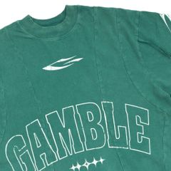 STITCHED TEE/ MOSS