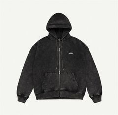 METAL FULLZIP HOODIE / DARK CEMENT