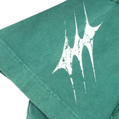 STITCHED TEE/ MOSS