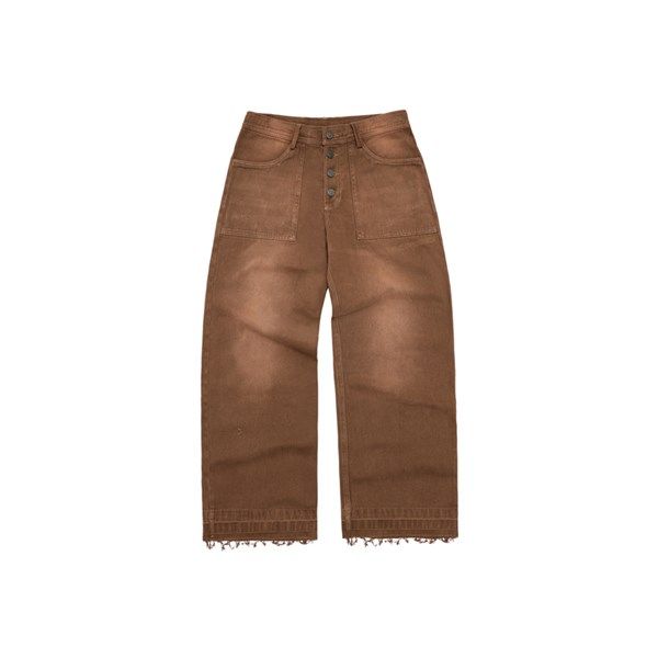  LOW RISE JEANS / BROWN 