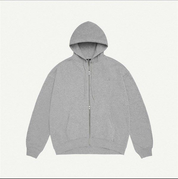  METAL FULLZIP HOODIE / GREY 