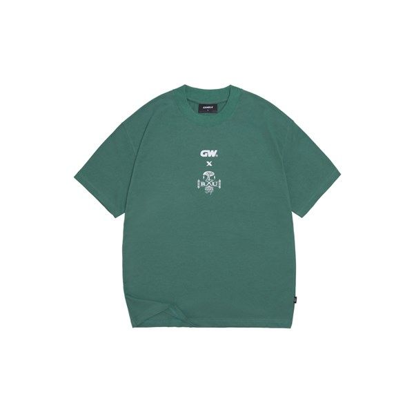  GW x 4RAU BASIC TEE / GREEN 