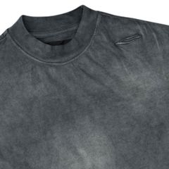 WASHED BOXY TEE / CHARCOAL