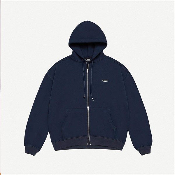  METAL FULLZIP HOODIE / NAVY 