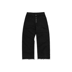 LOW RISE JEANS / BLACK