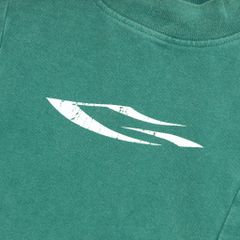 STITCHED TEE/ MOSS