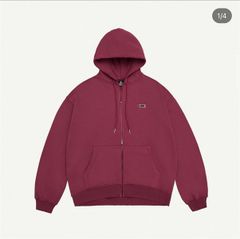 GW FULLZIP HOODIE / RUBY