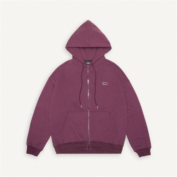  GW FULLZIP HOODIE / RED WINE 