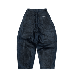 COATED BAGGY JEANS / BASALT