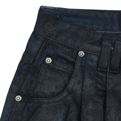 COATED BAGGY JEANS / BASALT