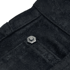 COATED BAGGY JEANS / BASALT