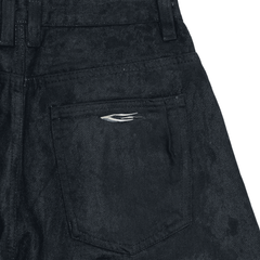 COATED BAGGY JEANS / BASALT