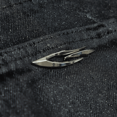 COATED BAGGY JEANS / GRAPHITE