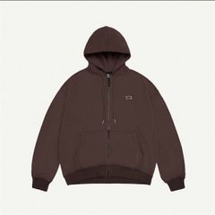 GW FULLZIP HOODIE / CHOCO