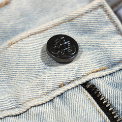 DISTRESSED SHORTS / BLUE