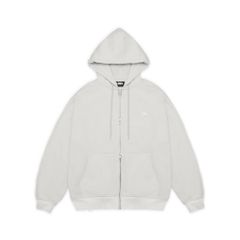 METAL FULLZIP HOODIE / PEARL