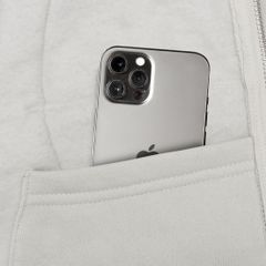 METAL FULLZIP HOODIE / PEARL