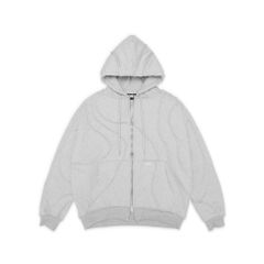 VEINS FULLZIP HOODIE / GREY