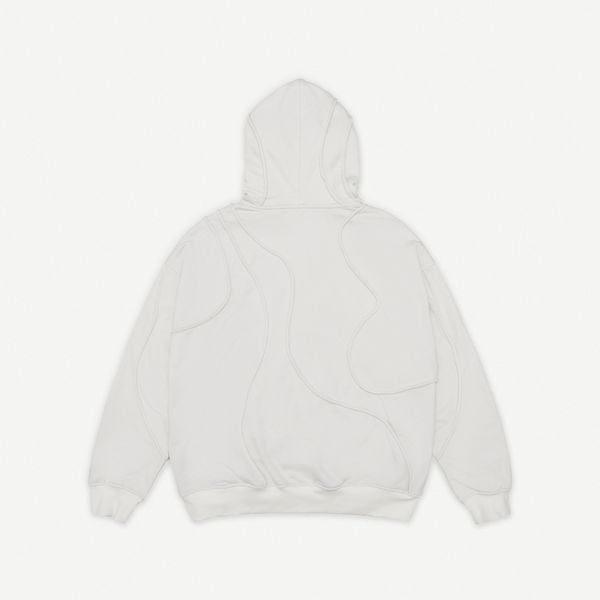  VEINS FULLZIP HOODIE / PEARL 