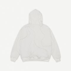 VEINS FULLZIP HOODIE / PEARL