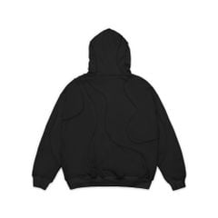 VEINS FULLZIP HOODIE / BLACK