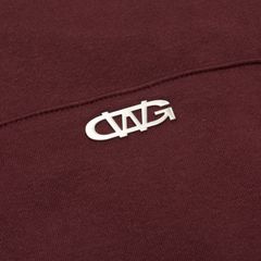 METAL FULLZIP HOODIE / MAROON