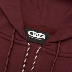 METAL FULLZIP HOODIE / MAROON