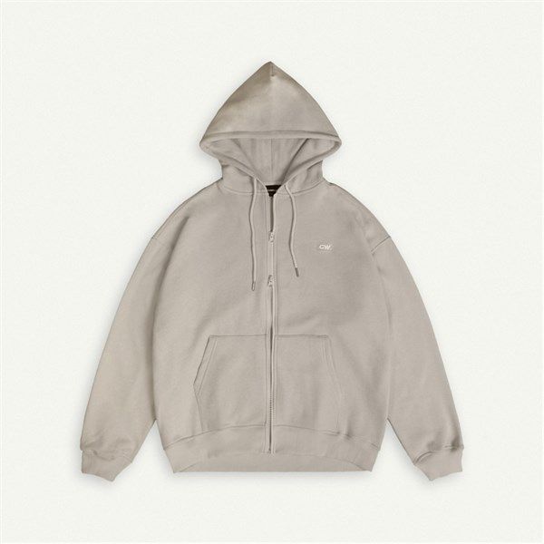  GW FULLZIP HOODIE / LATTE 