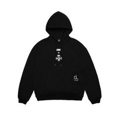 GW x 4RAU HOODIE / BLACK