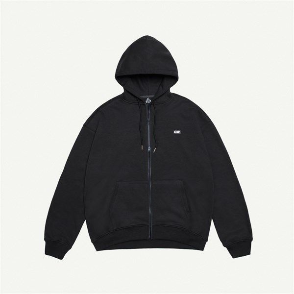  GW FULLZIP HOODIE / VINTAGE BLACK 