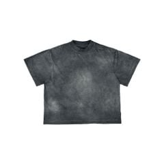 WASHED BOXY TEE / CHARCOAL