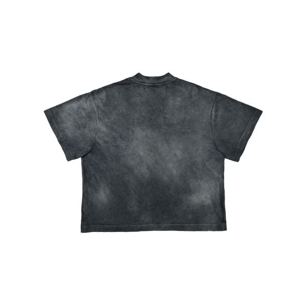  WASHED BOXY TEE / CHARCOAL 