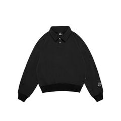 ACE POLO SWEATER / BLACK
