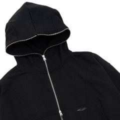 METAL FULLZIP HOODIE / BLACK
