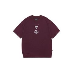 GW x 4RAU BASIC TEE / PLUM