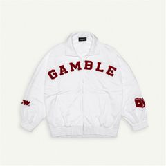 GAMBLE TRACK JACKET / WHITE