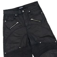BIKER BAGGY PANTS / BLACK