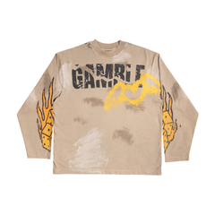 GAMBLING TEE / BEIGE